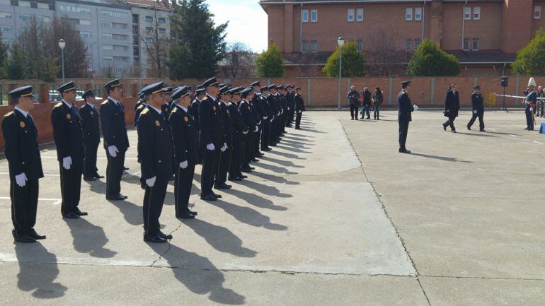 Actos de la policía local en Palencia