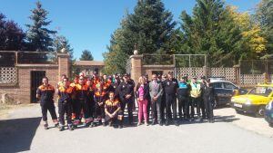 Responsables y algunos miembros del operativo de búsqueda