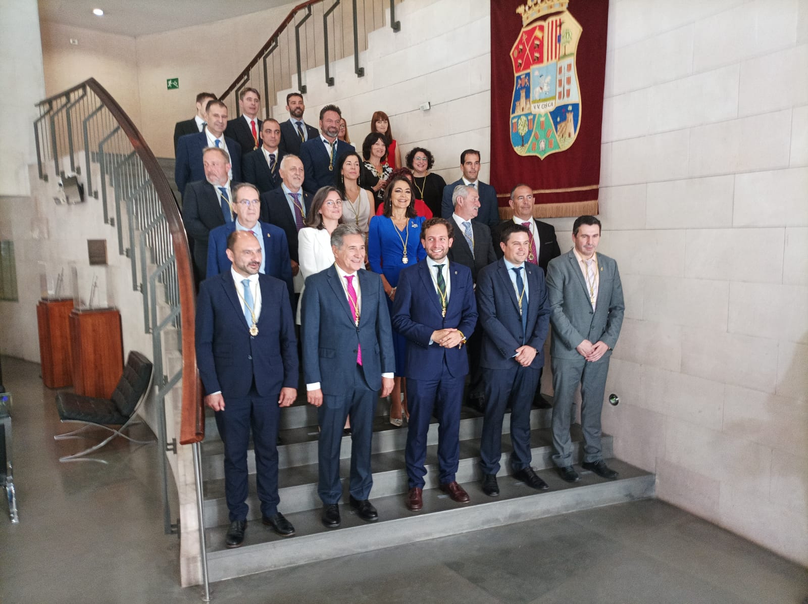 Diputados provinciales de Huesca a partir de 2023.