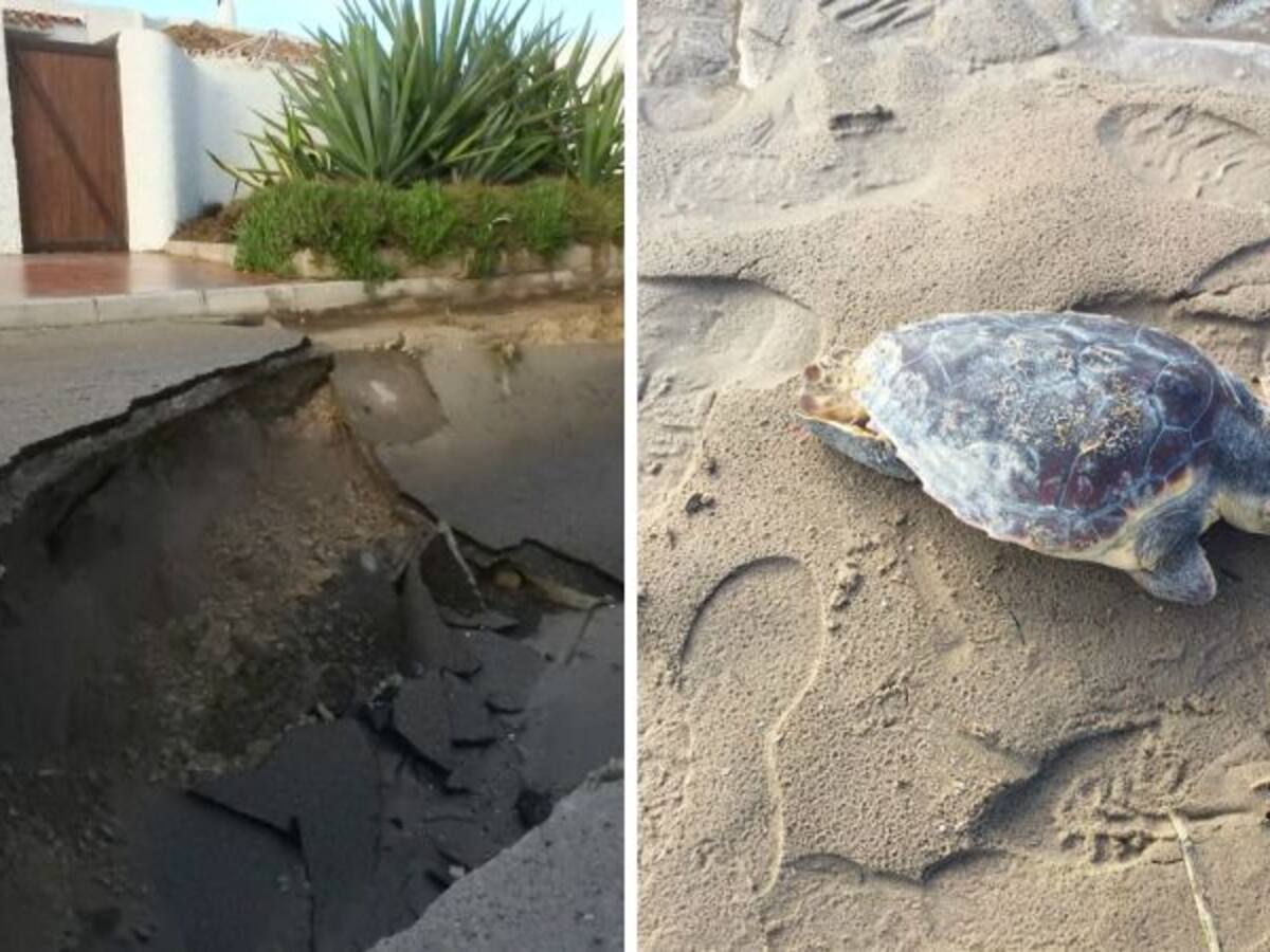 El temporal se ceba con las playas del sur