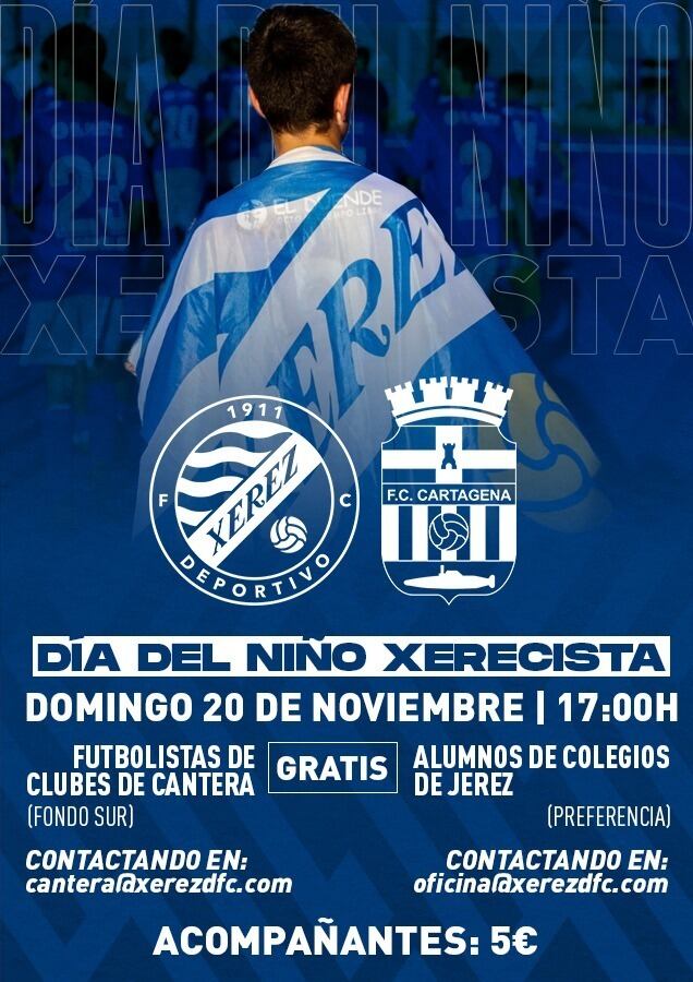 Cartel de la campaña del club para este domingo