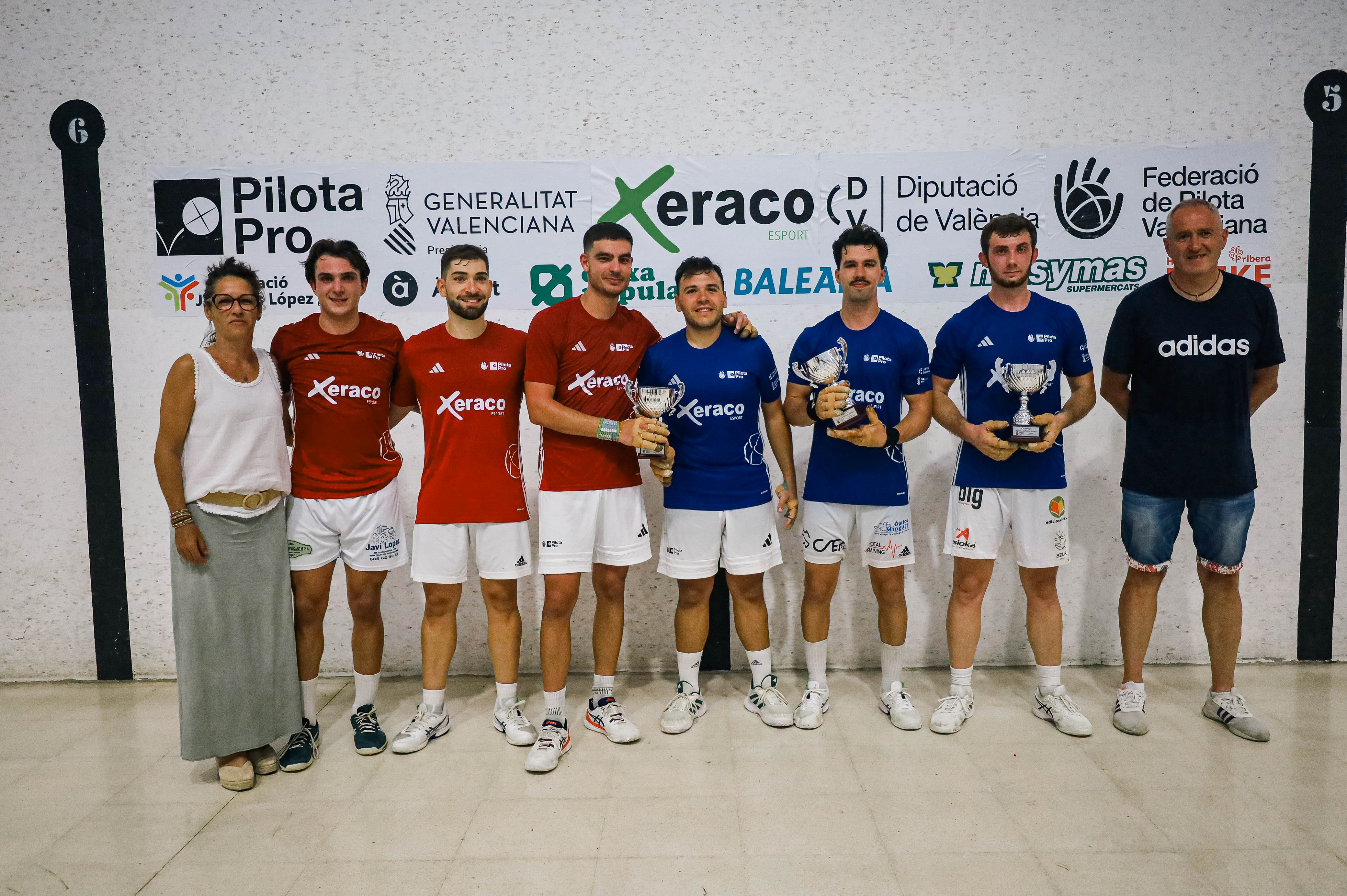 Campeones y subcampeones del Trofeu Xeraco
