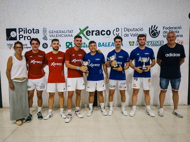 Campeones y subcampeones del Trofeu Xeraco
