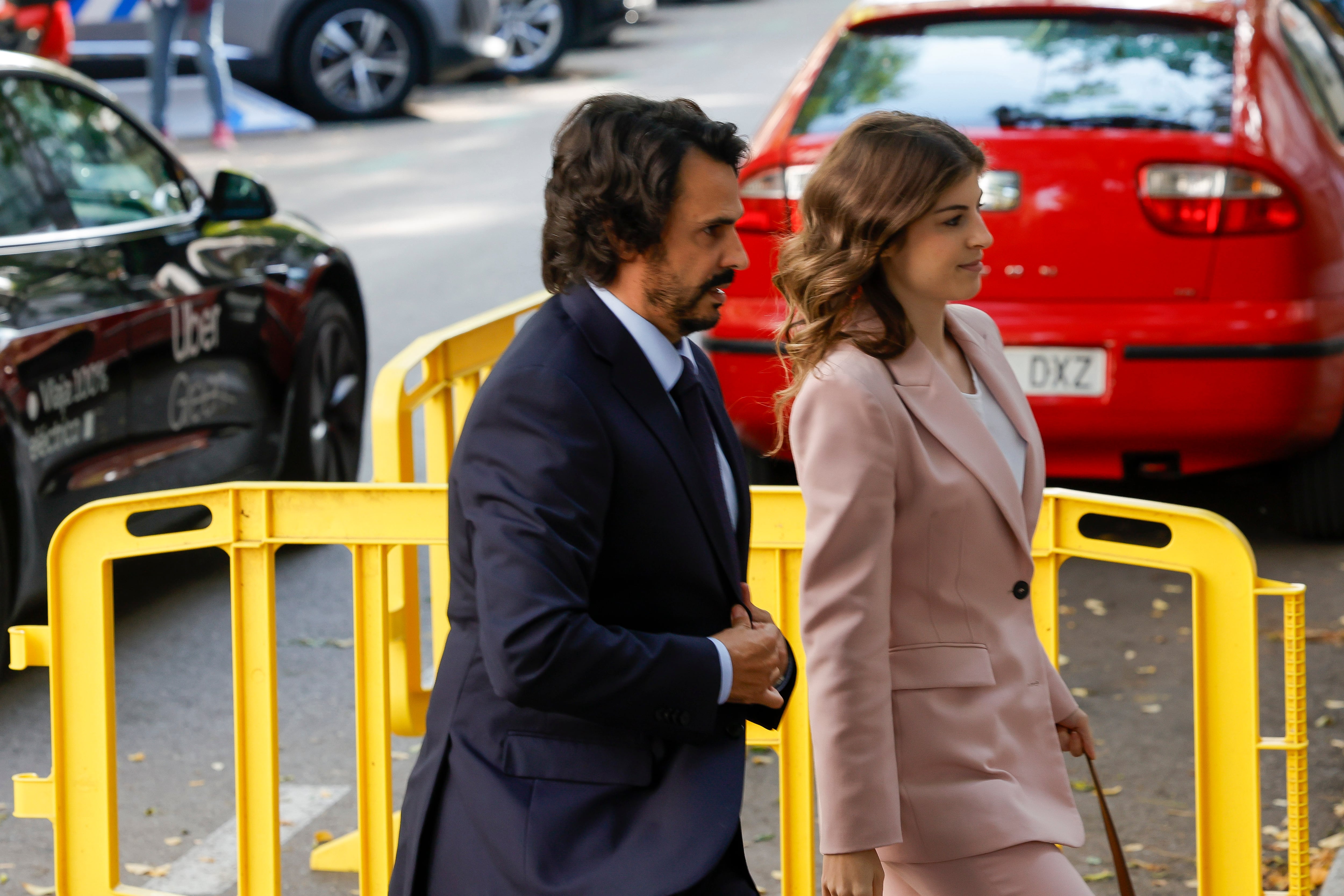 Alberto González Amador, novio de la presidenta de la Comunidad de Madrid, Isabel Díaz Ayuso, a su llegada al Tribunal Supremo.
