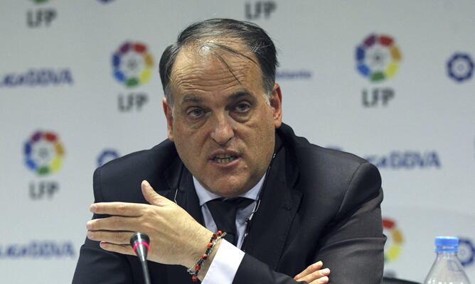 Javier Tebas, presidente de la Liga de Fútbol Profesional