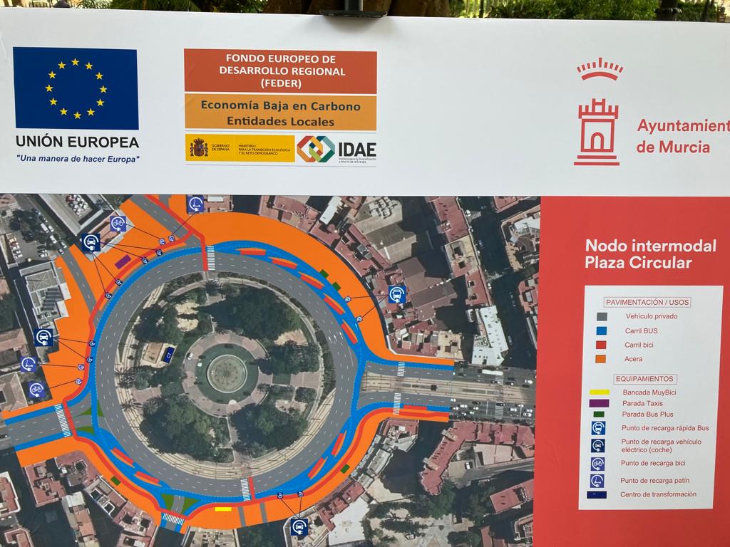 Proyecto para la plaza Circular como nodo de transporte intermodal