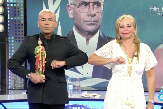 Un momento del programa Sálvame uno de los  grandes éxitos de audiencia de Telecinco con Baldo Toscano como director de contenidos.