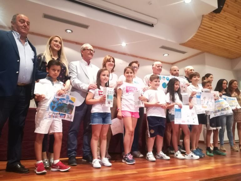 Ganadores del Concurso de Dibujo de Linaqua. 