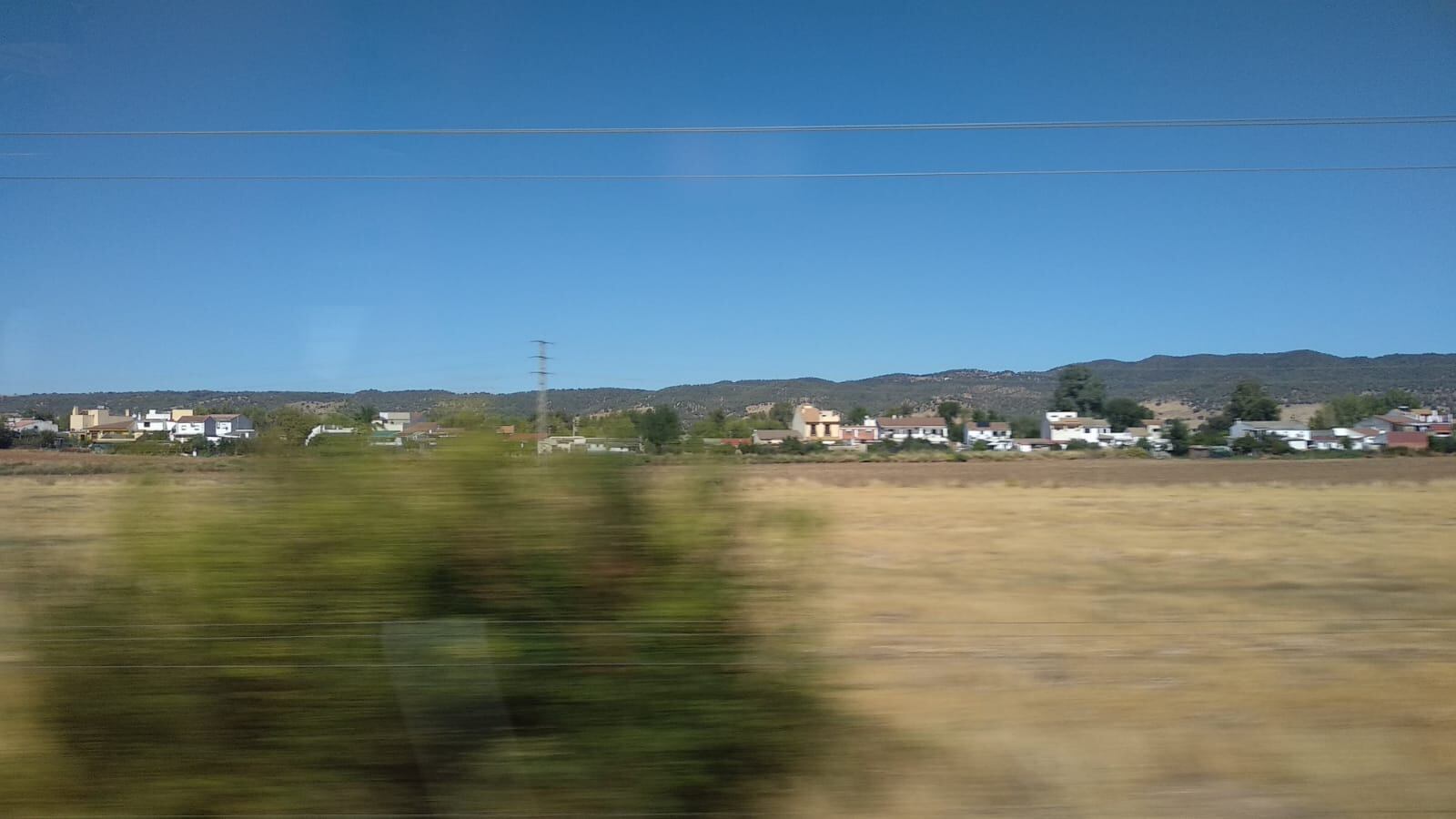 Panorámica de Villarrubia en Córdoba desde el tren