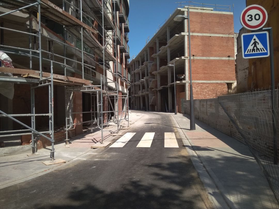 Estado actual de la futura calle Radio Linares.