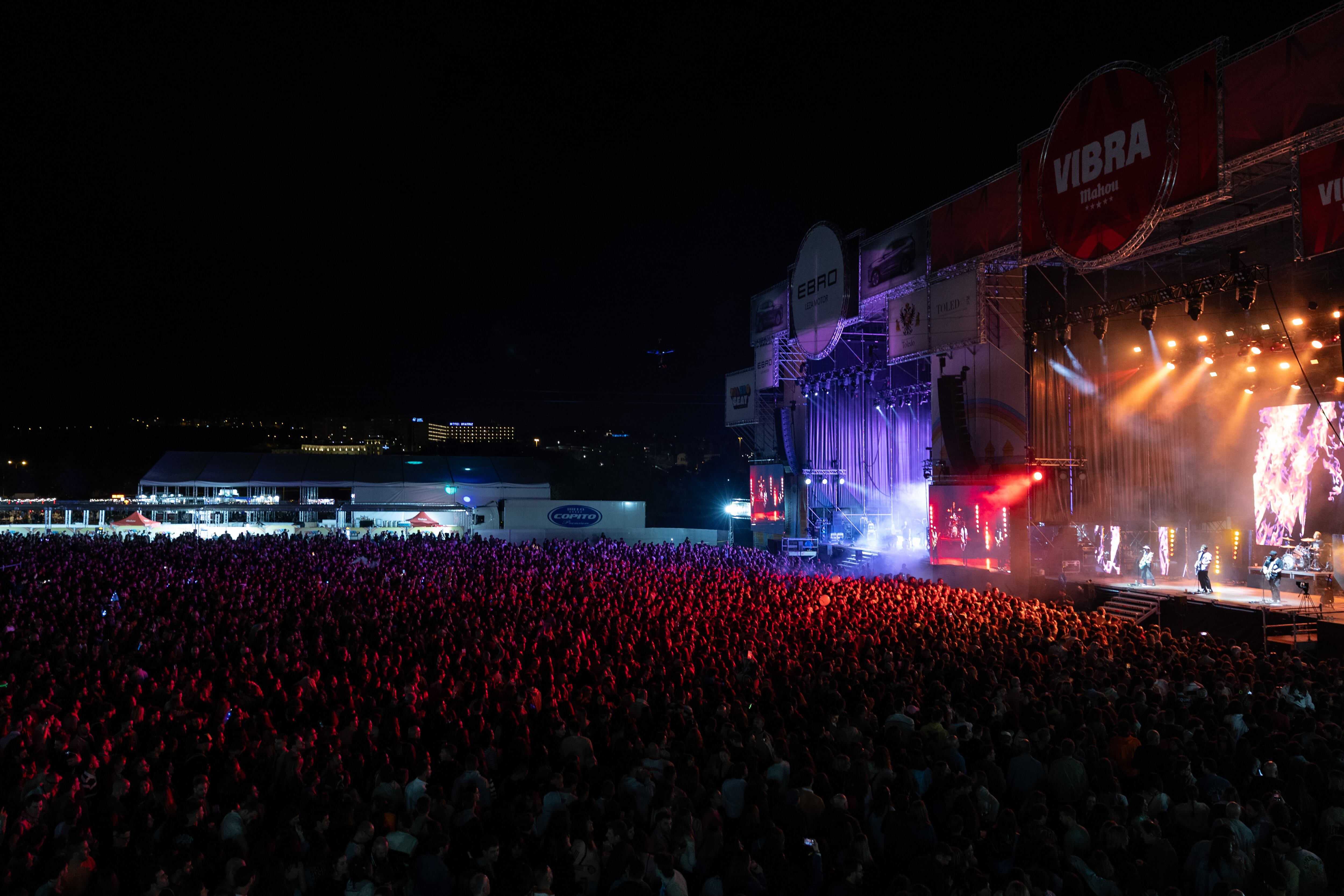 Imagen de la pasada edición del &#039;Toledo Beat Festival&#039; en el Recinto Ferial de la Peraleda de Toledo. EFE/Ángeles Visdómine.