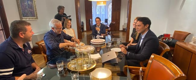 Reunión del Govern, Ryanair y la Asociación de Panaderos y Pasteleros