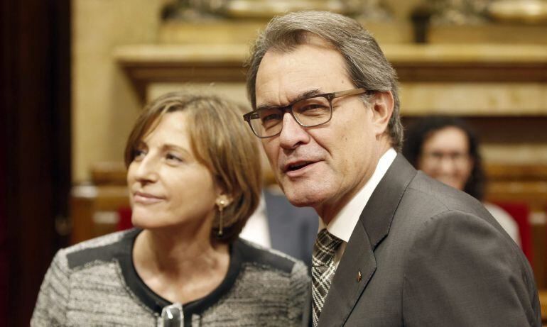 Artur Mas amb Carme Forcadell