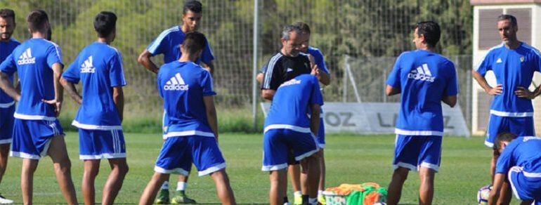 El Cádiz entrena en El Rosal
