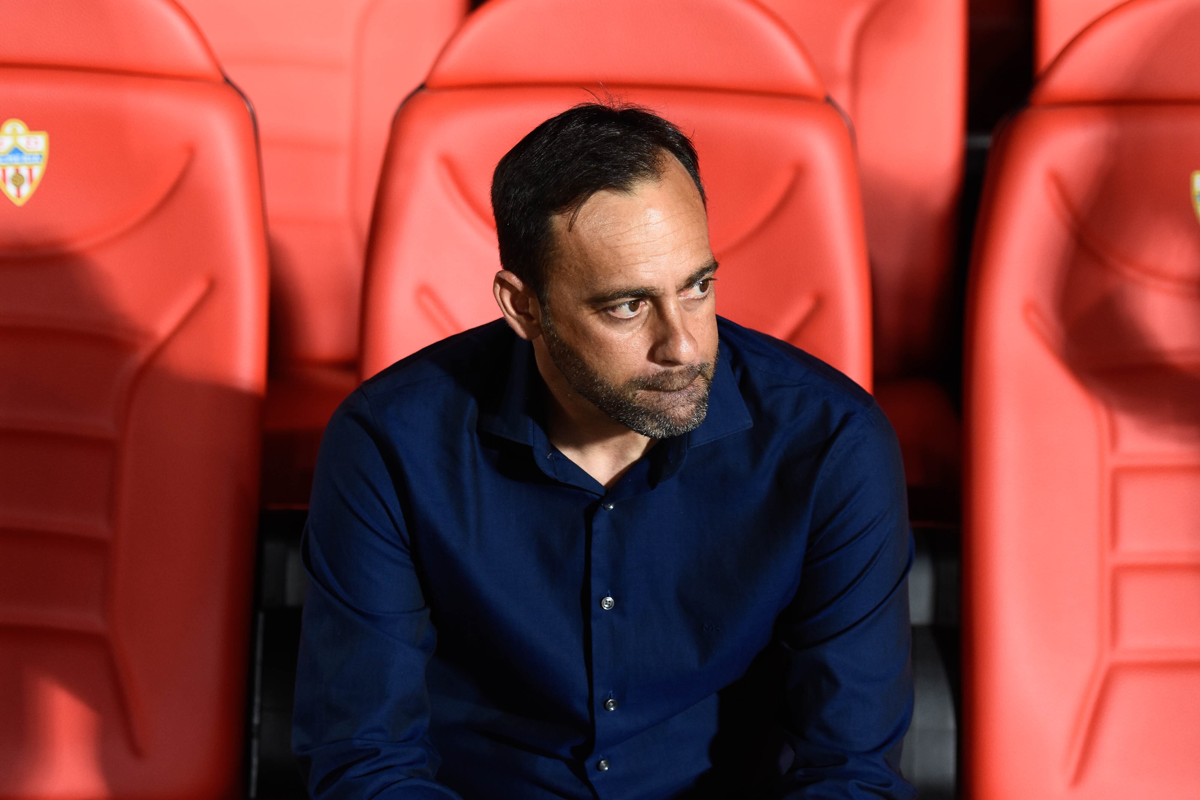 Fran Fernández vivió un partido muy especial en su querida Almería.