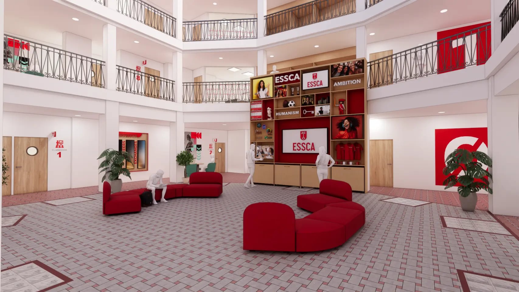 Recreación del nuevo campus en Málaga