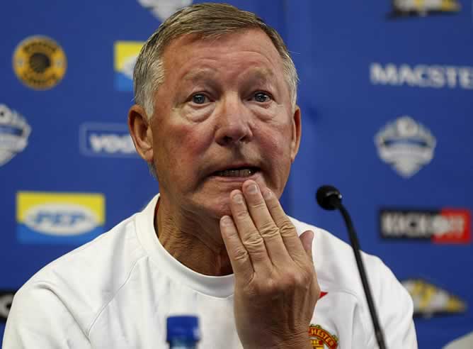 Alex Ferguson, manager del Manchester United