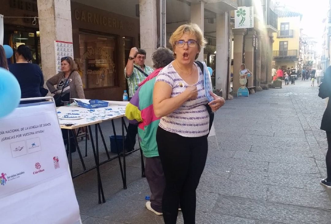 Imagen de archivo de otra jornada de APSAR en la Plaza del Trigo