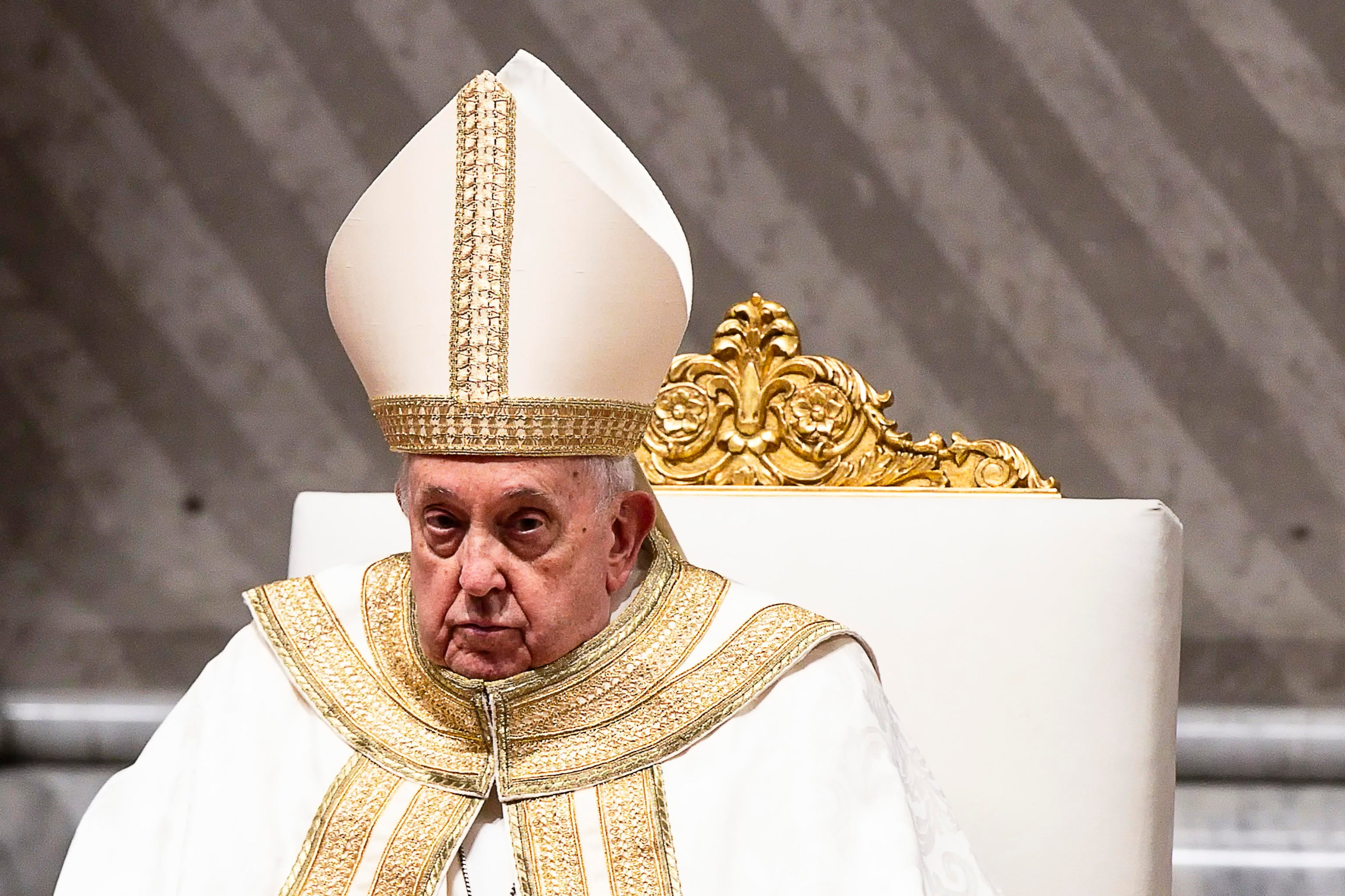 El papa Francisco, en una fotografía de archivo en la basílica de San Pedro de El Vaticano