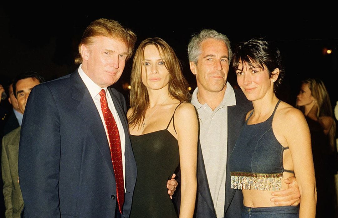 El expresidente de EEUU, Donald Trump, junto a Jeffrey Epstein.