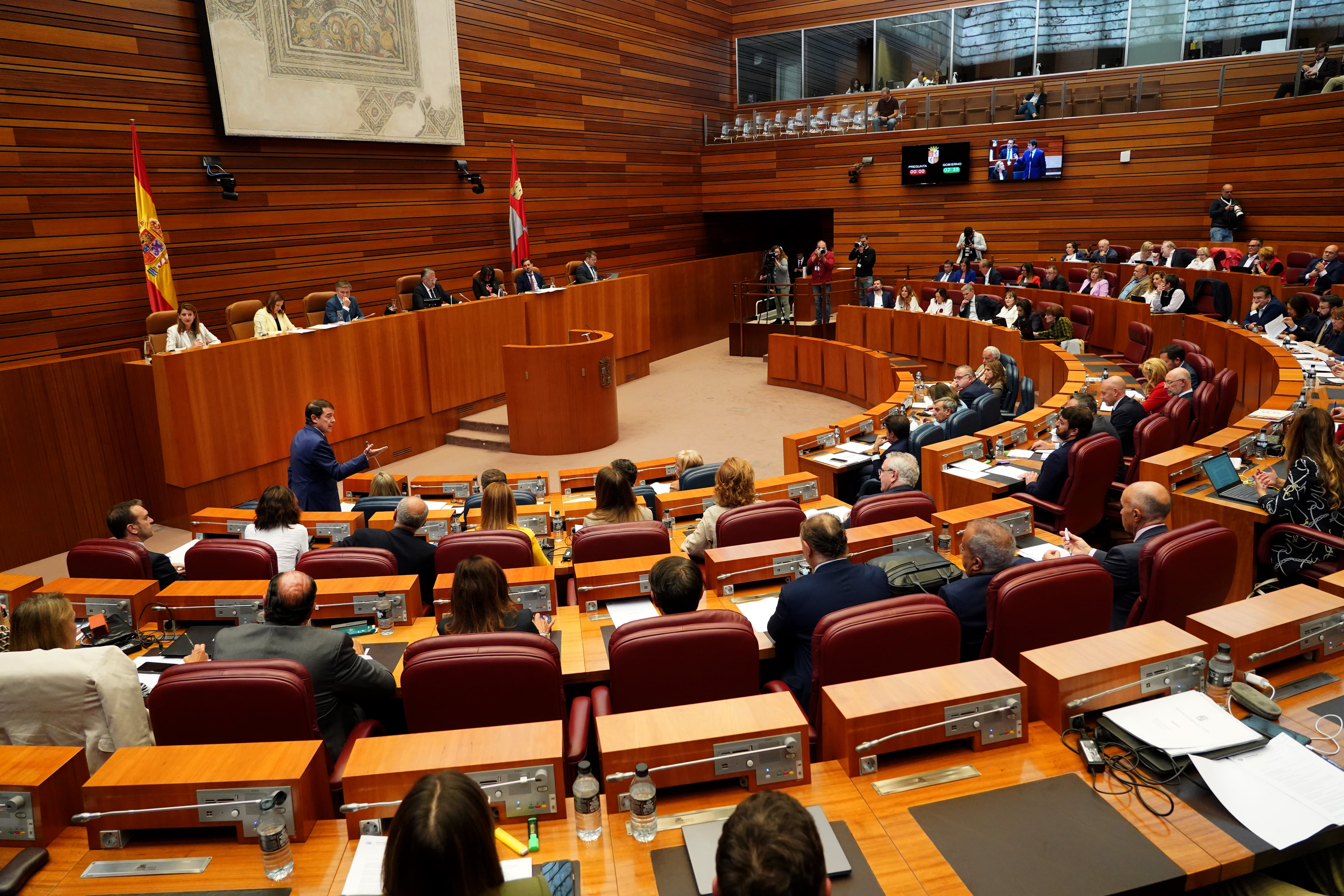 Pleno de las Cortes de Castilla y León