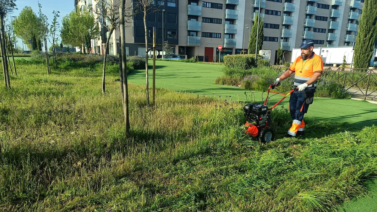 Mayte Mellado, edil de Medio Ambiente de Getafe, repasa las mejoras de parques y jardines en Los Molinos