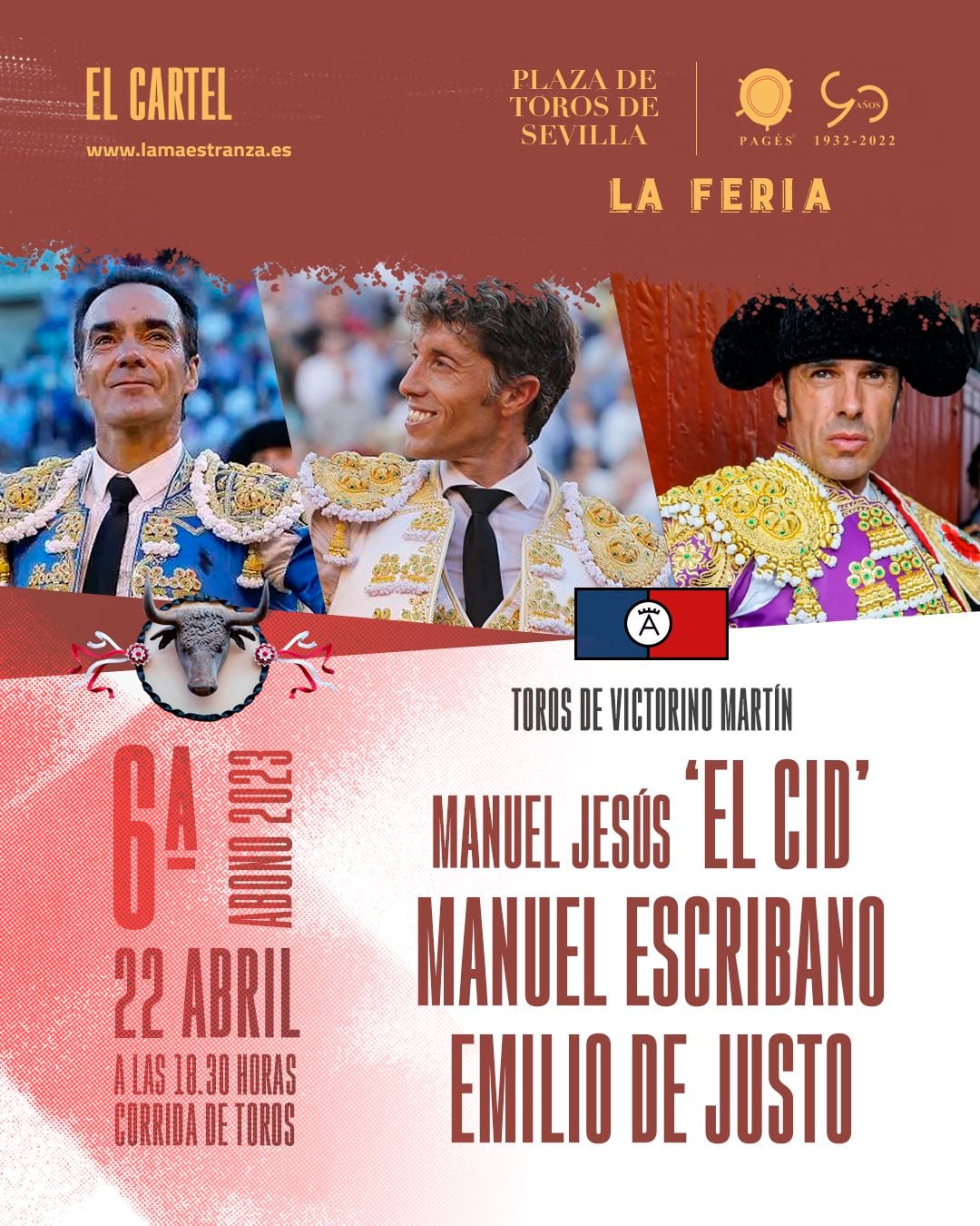 Cartel para este Sábado de Pescaíto en la Real Maestranza