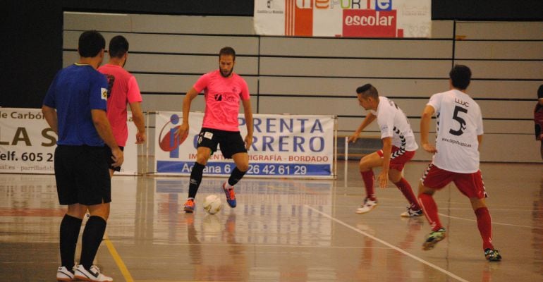 El jugador del Jaén Paraiso Interior, Francisco Javier Solano.