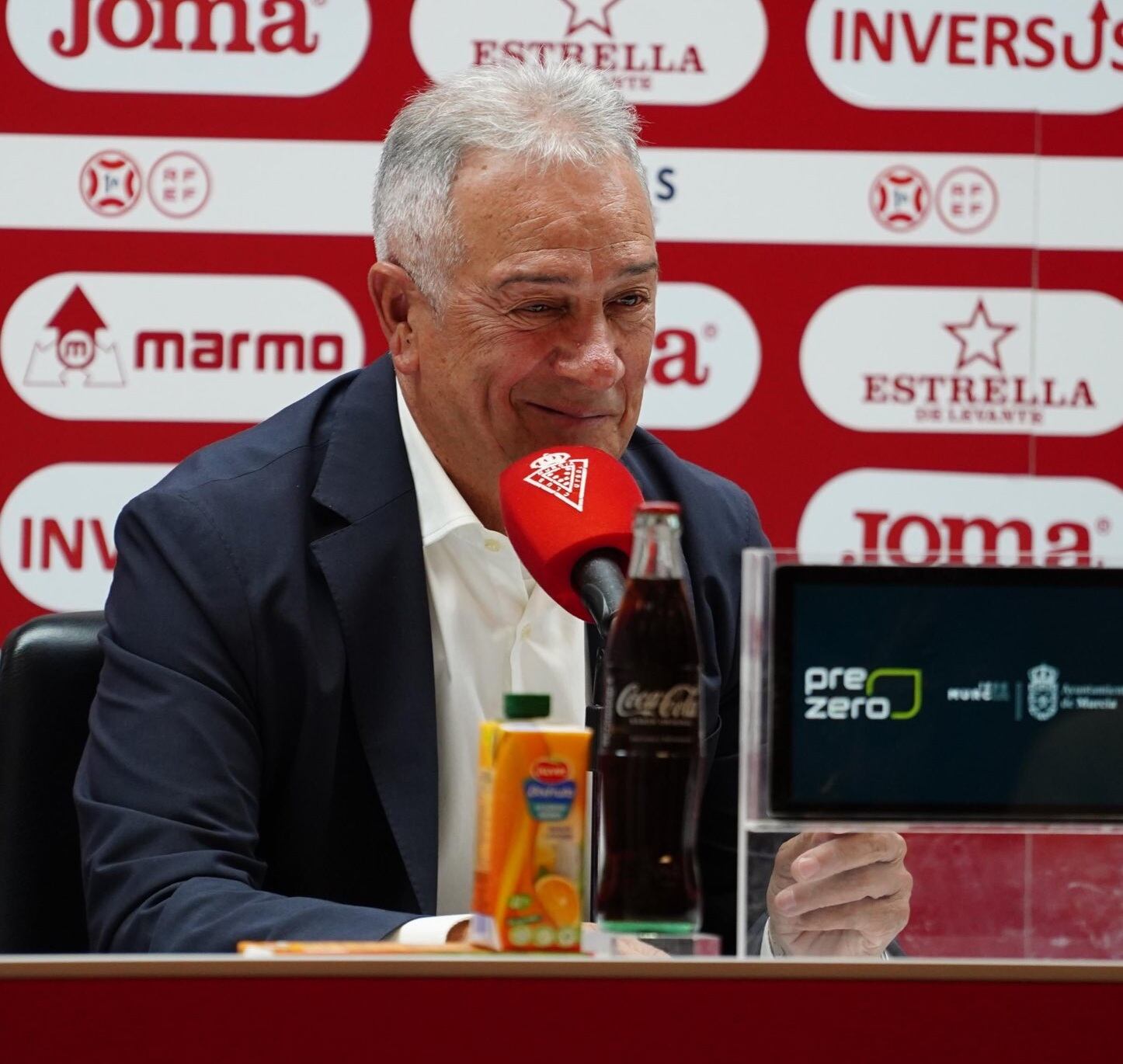 Felipe Moreno durante su comparecencia en el Enrique Roca