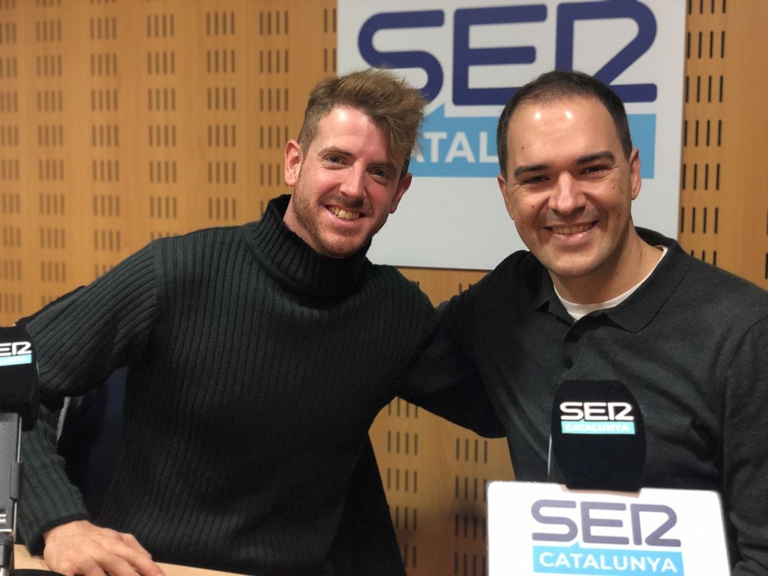 Un alumne i un professor que participen al Projecte Rossinyol