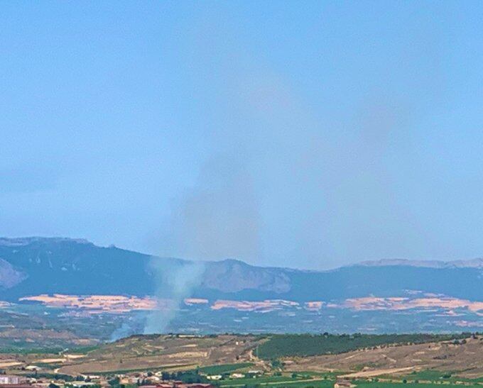 Incendio en Fuenmayor