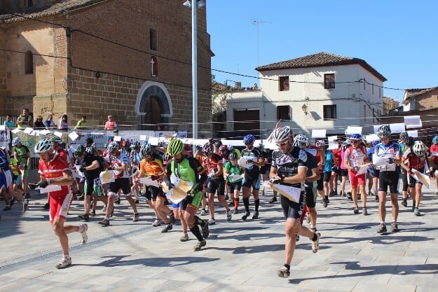 Imagen de archivo de la prueba de orientación de BTT en Pueyo de Santa Cruz