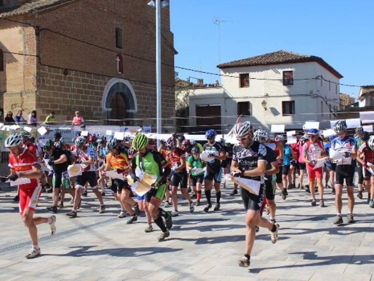 Pueyo de Santa Cruz acoge el Trofeo Peña Guara de Orientación en BTT