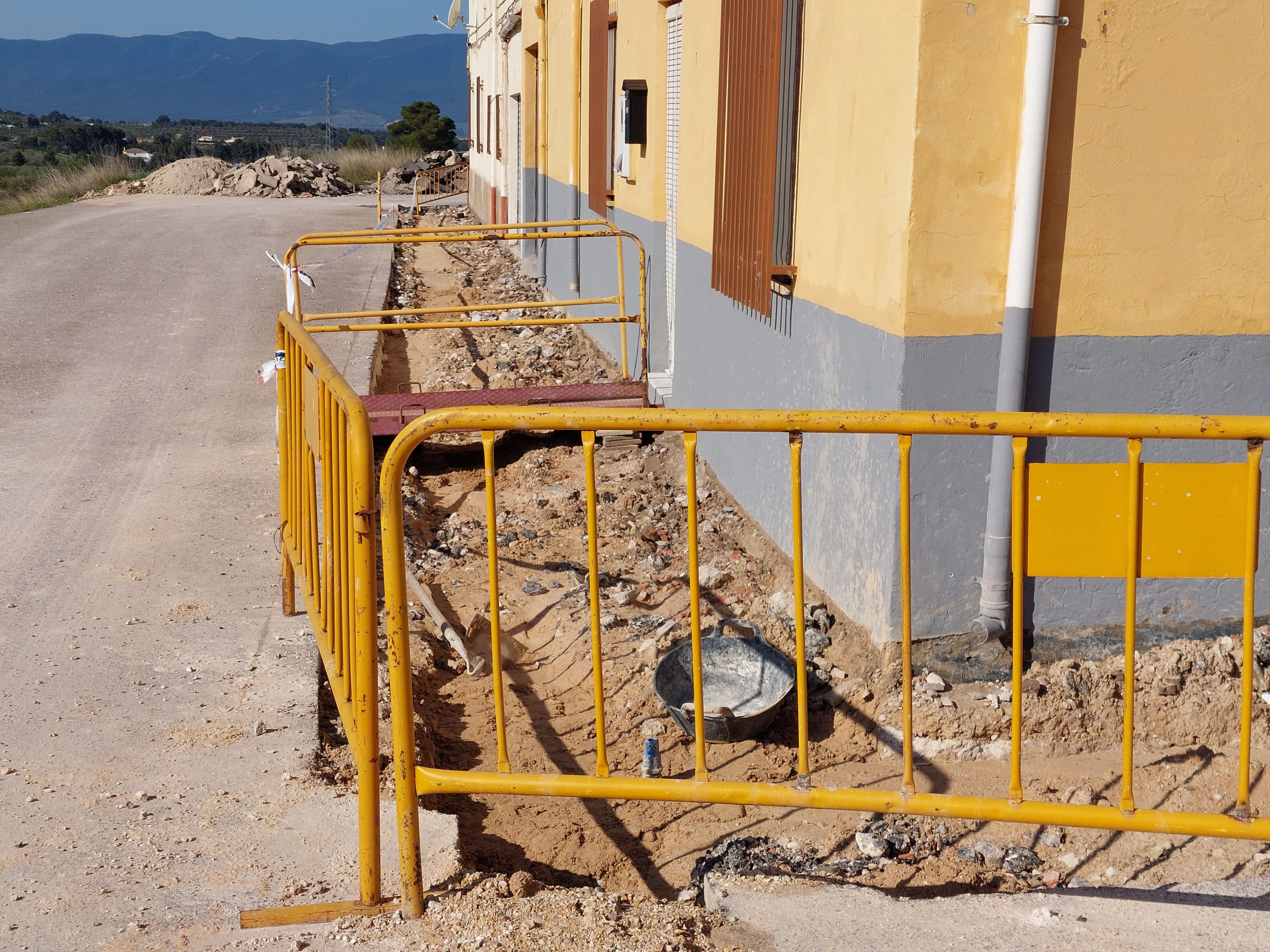 Obras de saneamiento de pluviales en Ibi