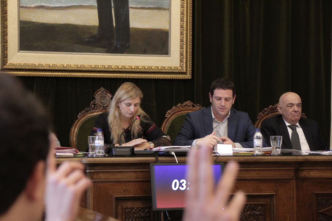 Foto de archivo, pleno del Ayuntamiento de Castelló