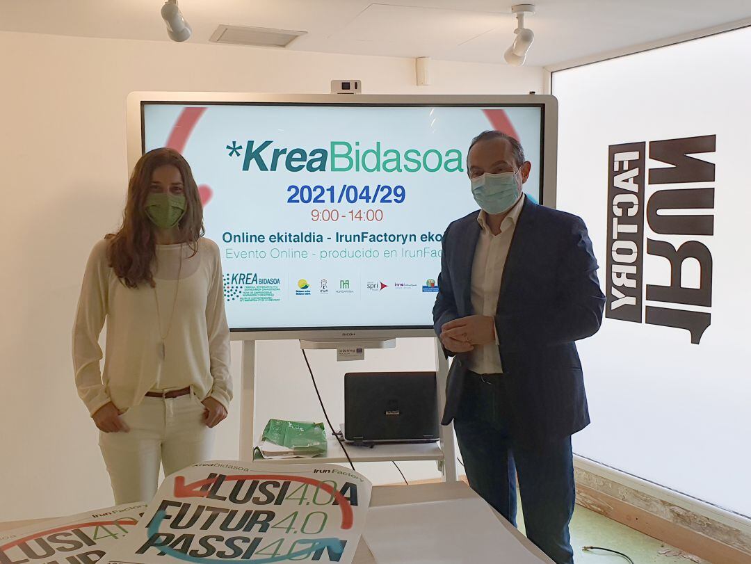 El presidente Miguel Ángel Páez y la vicepresidenta María Serrano