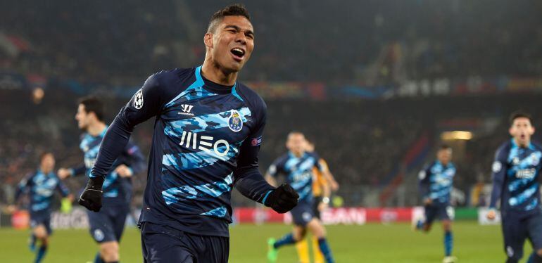 El jugador del Oporto Casemiro, cedido por el Real Madrid.