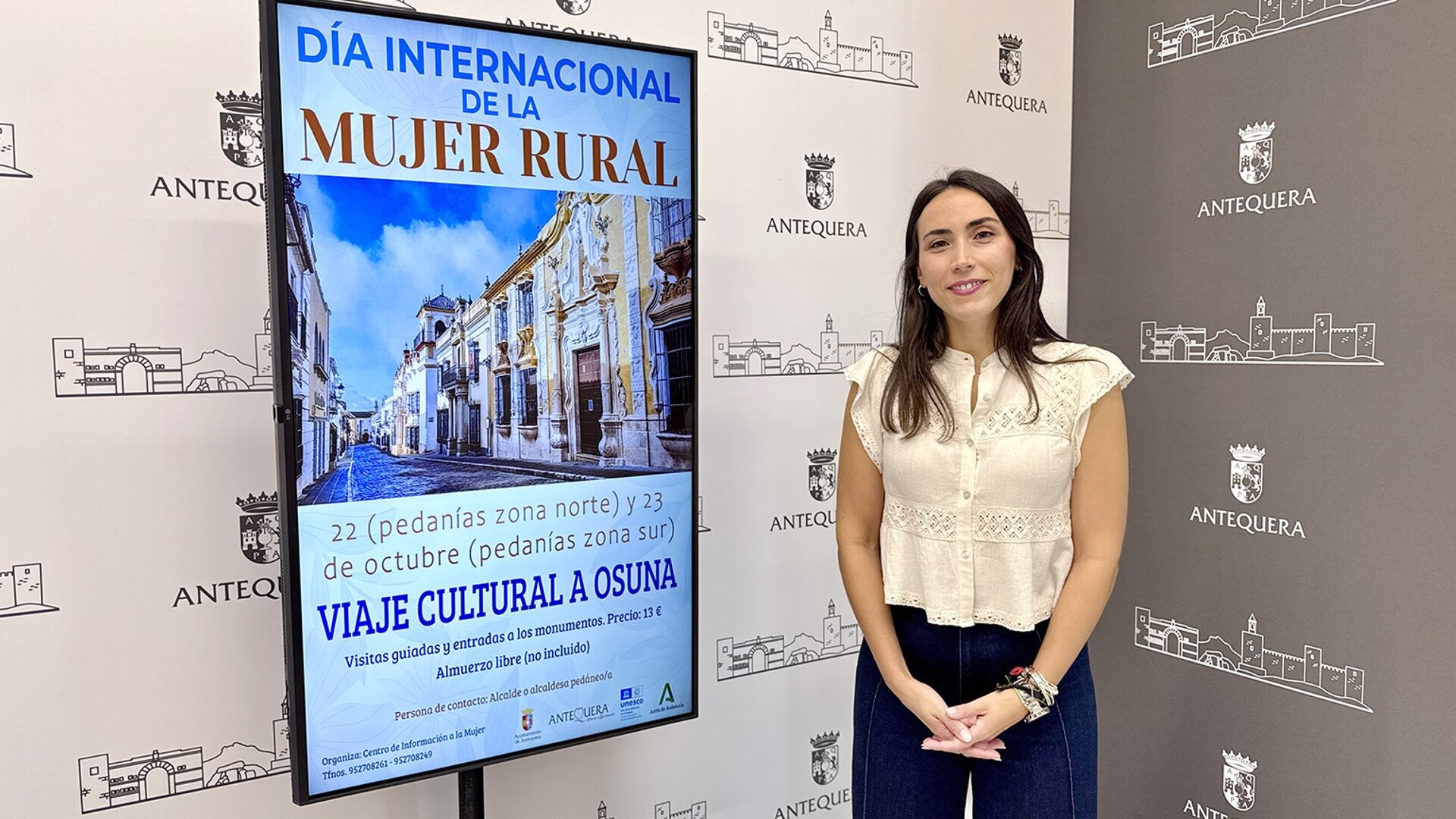 La concejala de Equidad, María Sierras, presenta una actividad con motivo del Día Internacional de la Mujer Rural