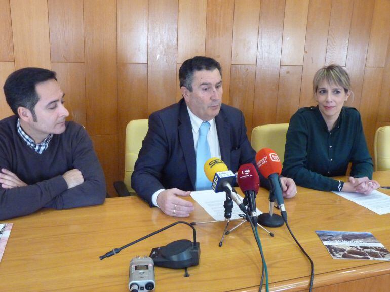 Juan Carlos Márquez, Amado Navalón y Belén Albarado 