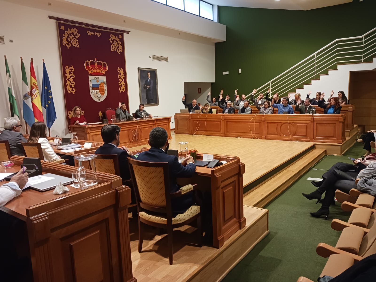 Pleno del ayuntamiento de Torremolinos