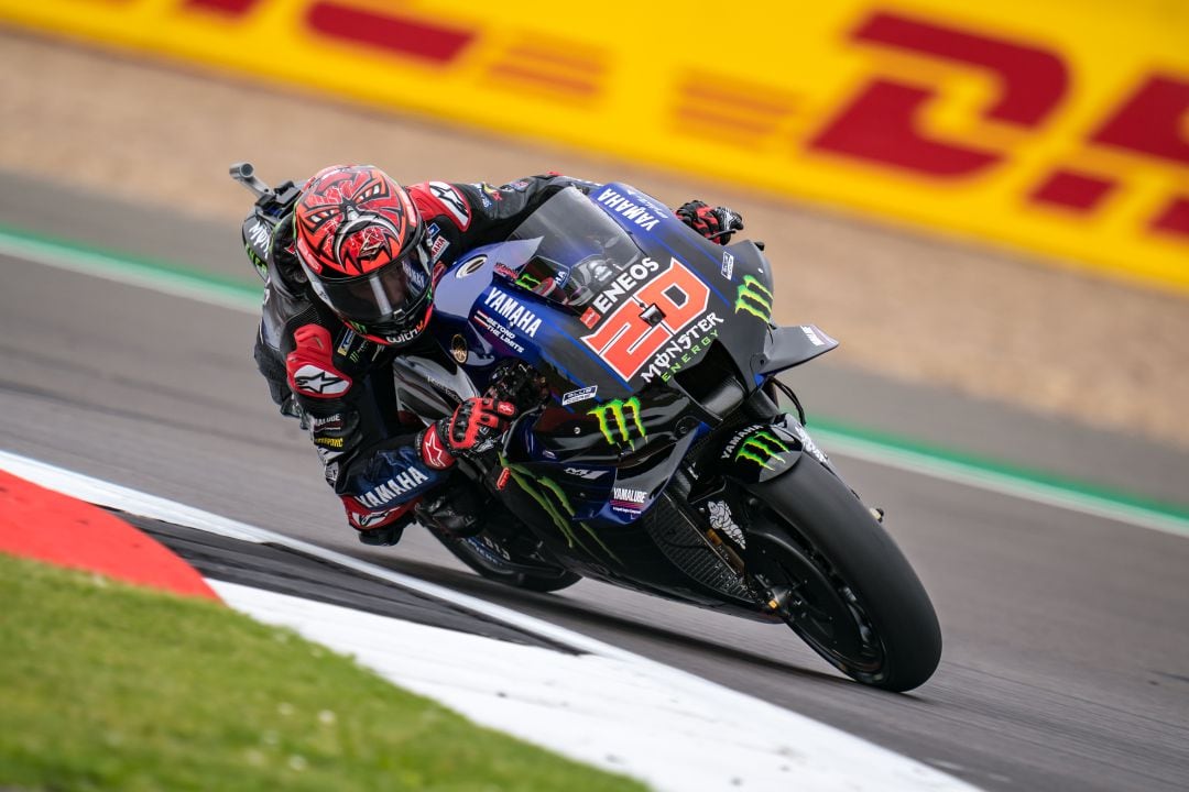 Fabio Quartararo en el Gran Premio de Gran Bretaña