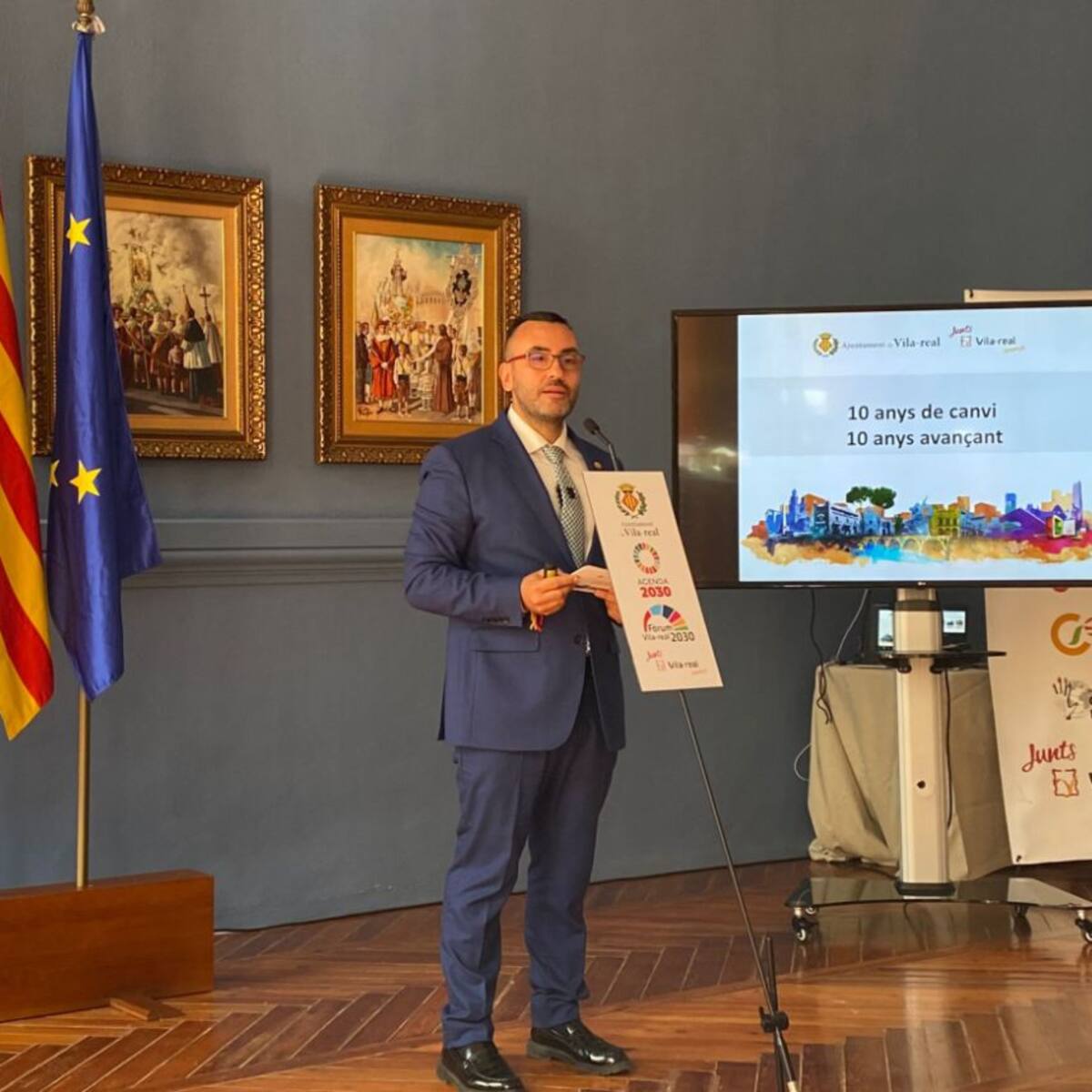 José Benlloch diseña el Vila-real de 2030 con avances en innovación y reactivación económica