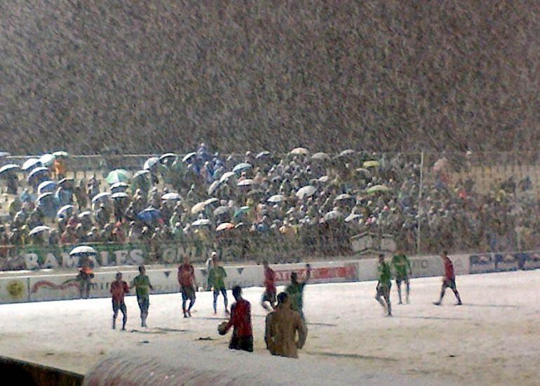 Aficionados del Racing en Anduva