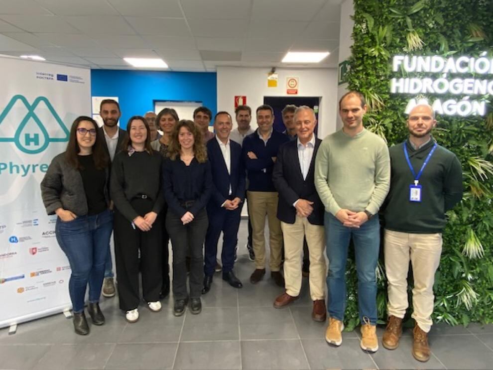 El encuentro se celebraba en la Fundación Hidrógeno Aragón