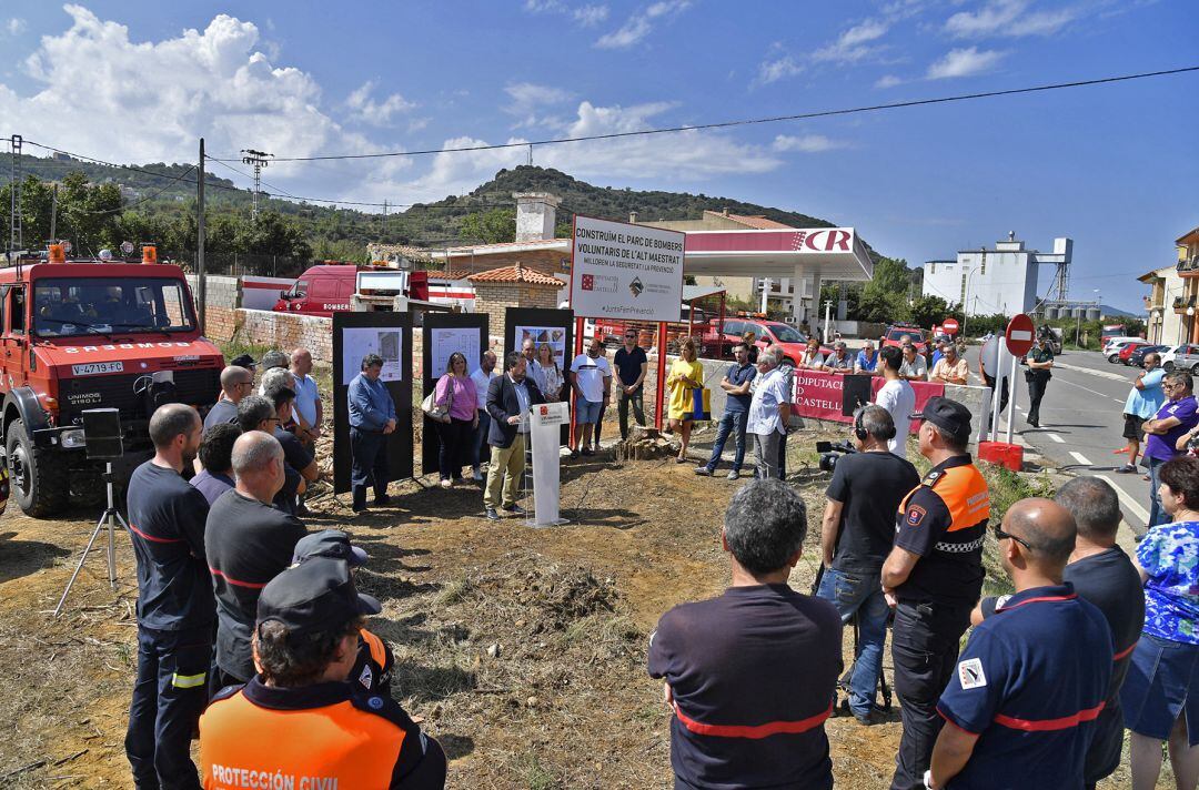 Presentación del parque de Bomberos voluntarios y Protección Civil en Benassal