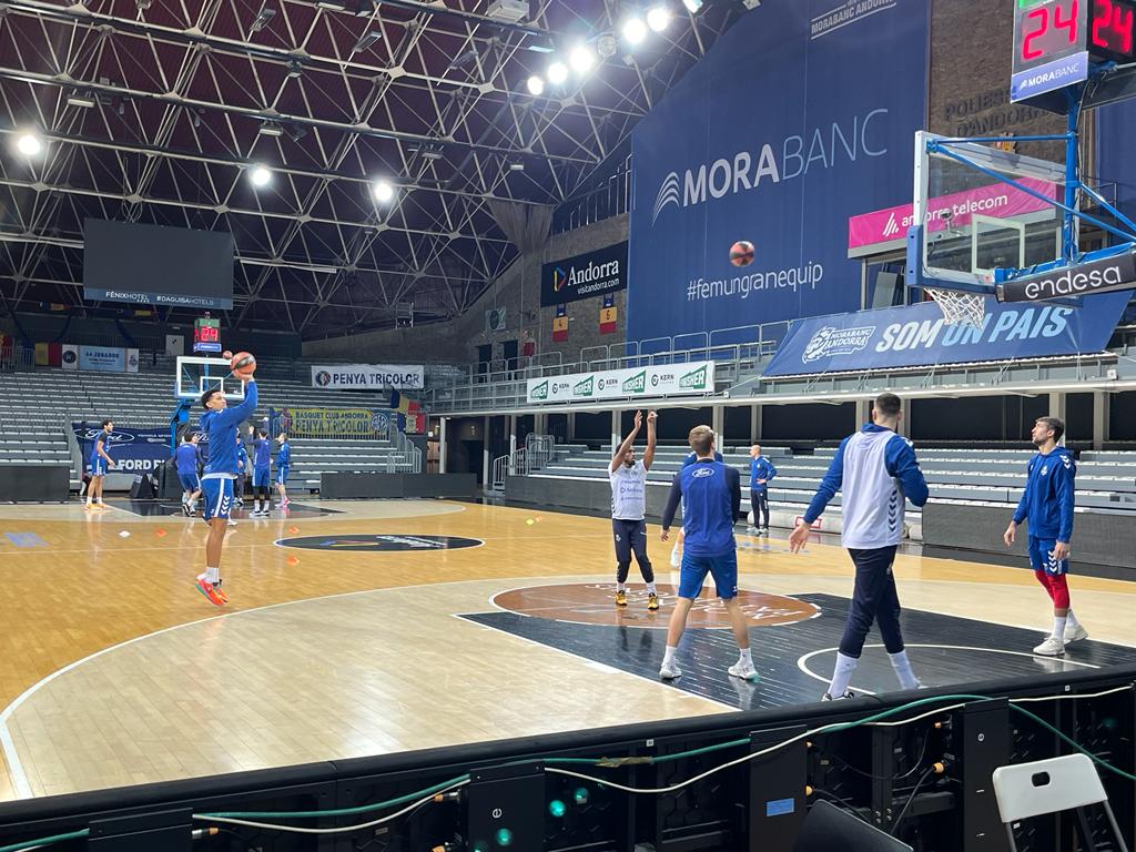 Sessió prèvia al partit d'aquest diumenge a Vitòria