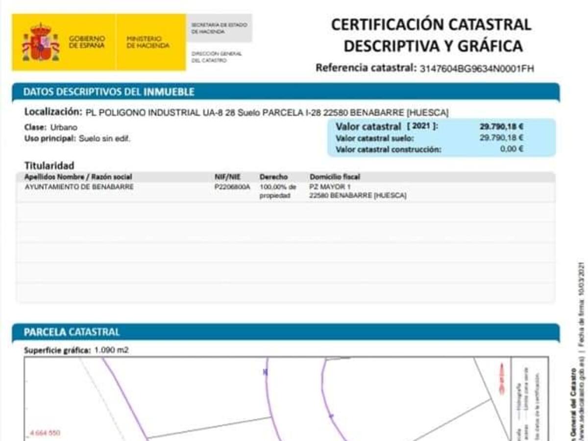 El Ayuntamiento cede a la Comarca dos parcelas en el polígono Ribagorza