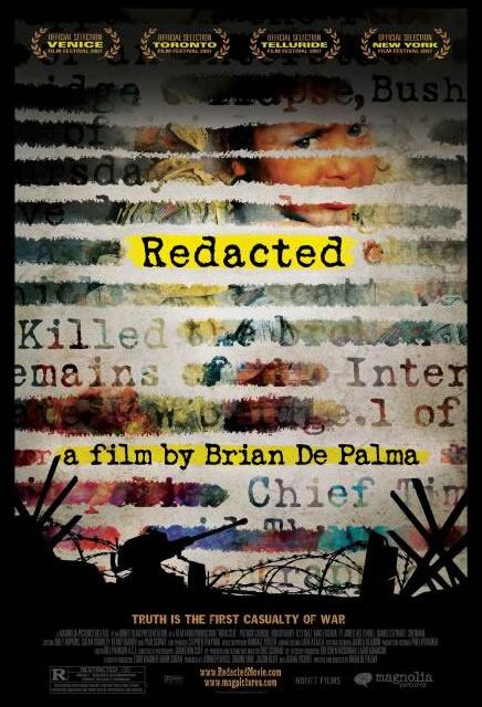 Cartel de 'Redacted' de Brian De Palma