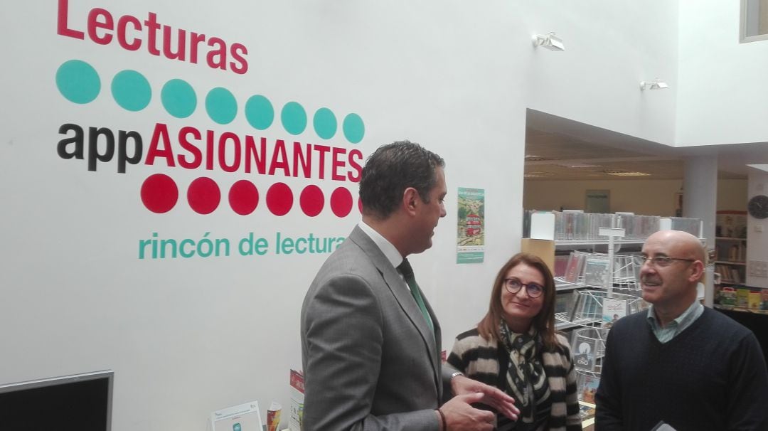 El Delegado Territorial de la Junta de Castilla y León, Alberto Castr, en el acto de la Biblioteca Pública