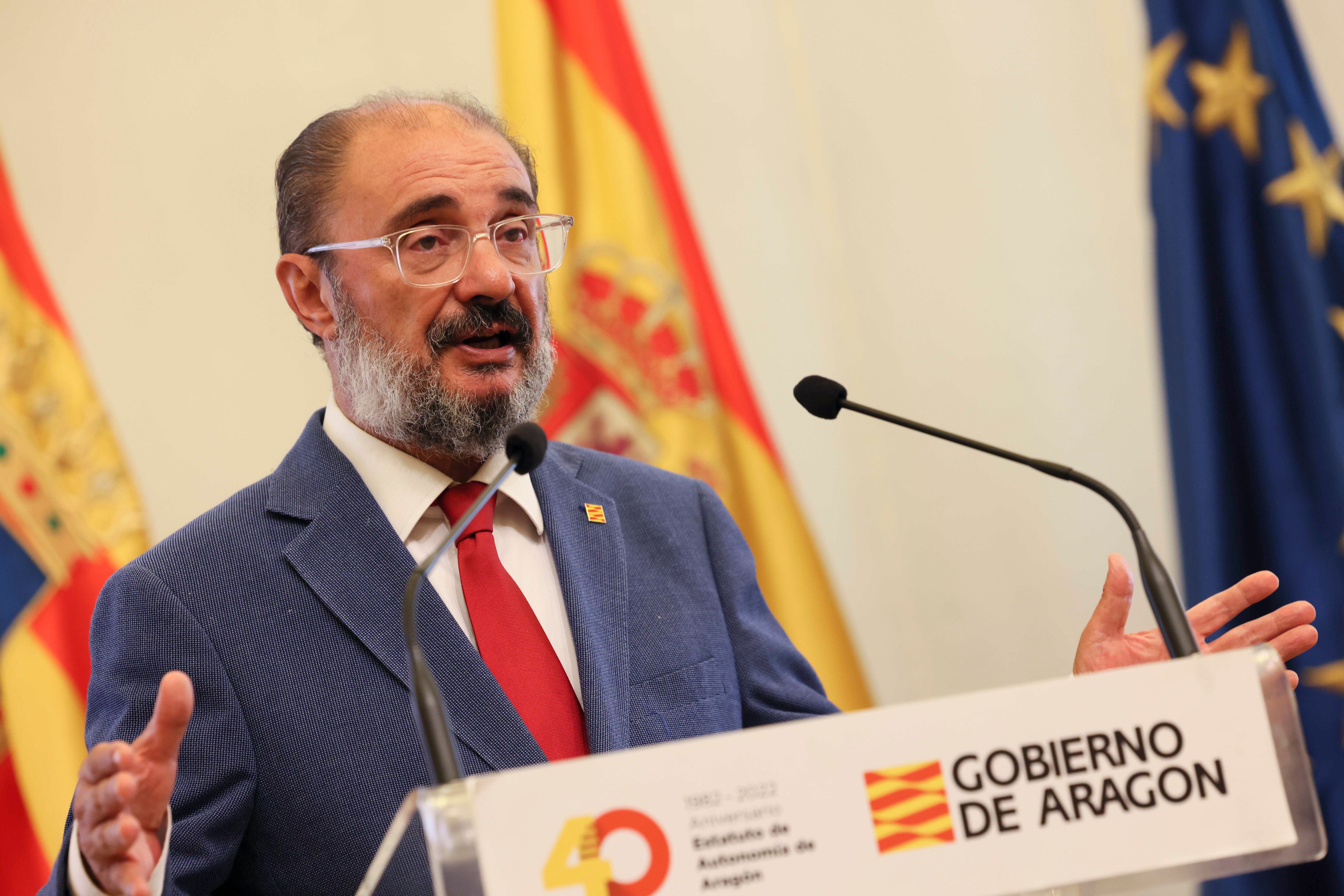 Javier Lambán, presidente del Gobierno de Aragón EFE/ TONI GALÁN